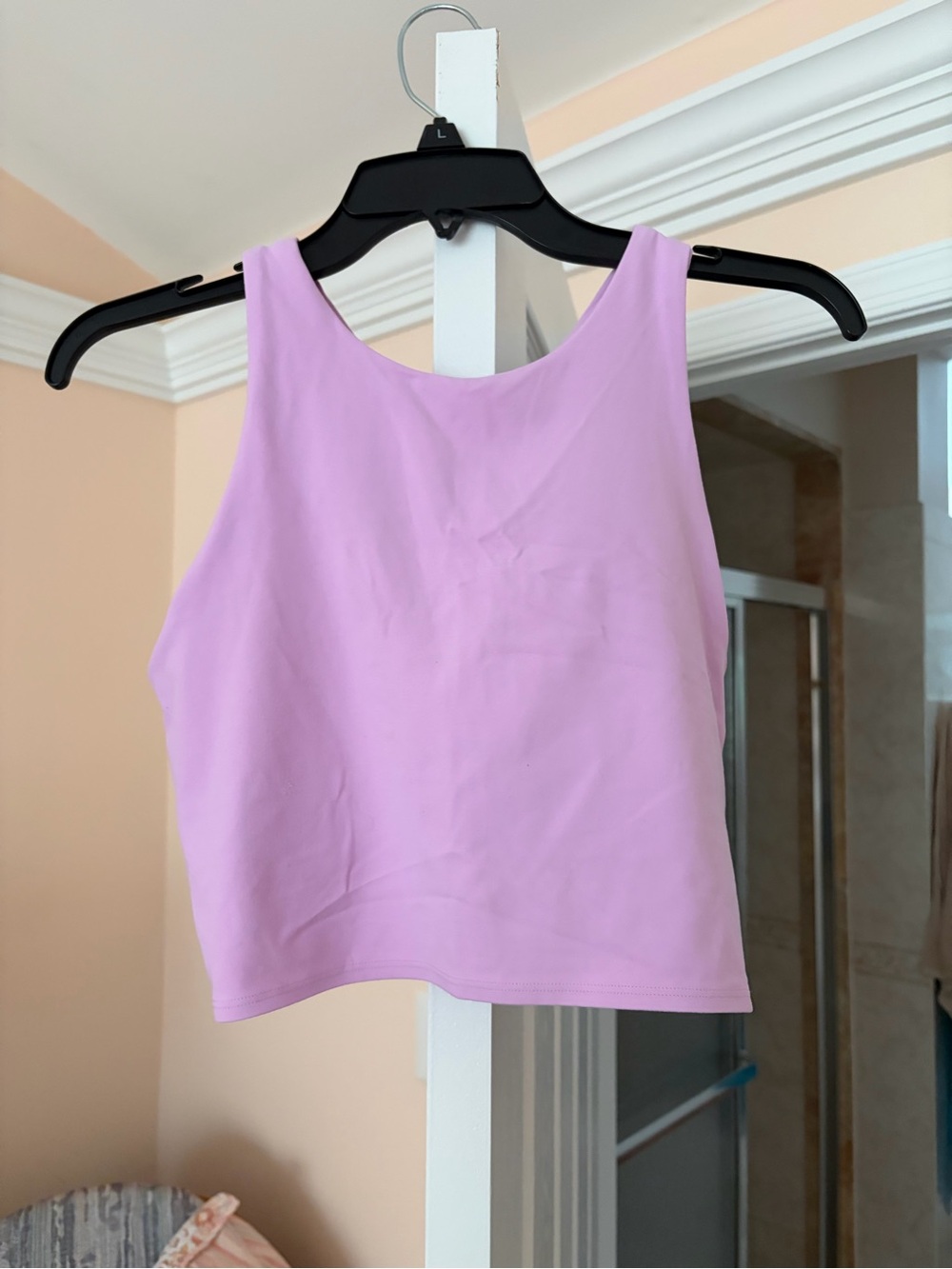 Athleta Lilac High-Neck Crop Tank